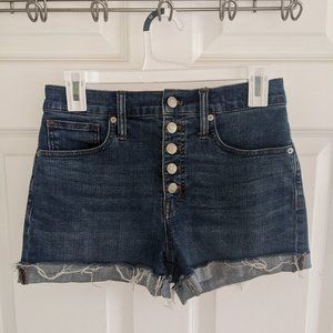 Madewell High Rise Denim Shorts